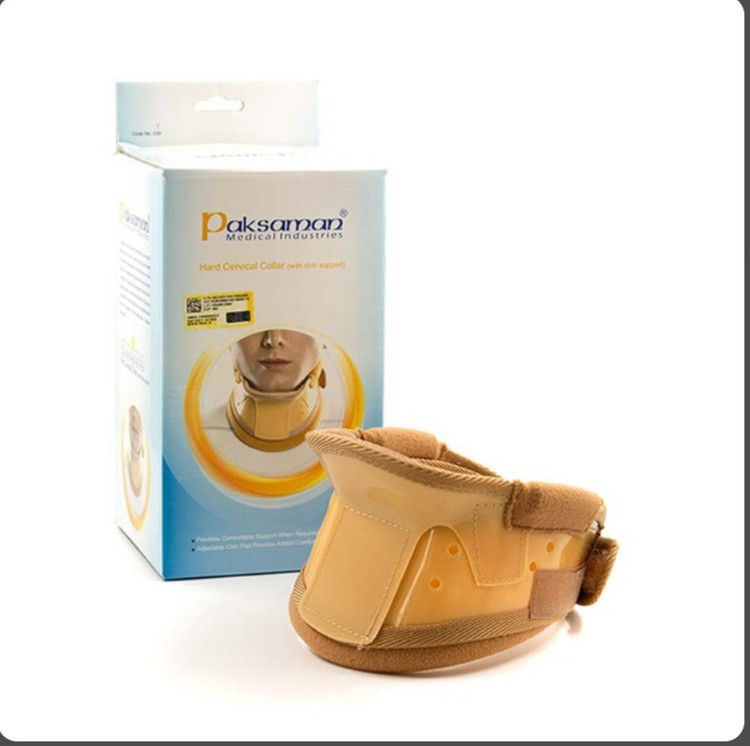 گردن بند طبی سخت چانه دار پاک سمن